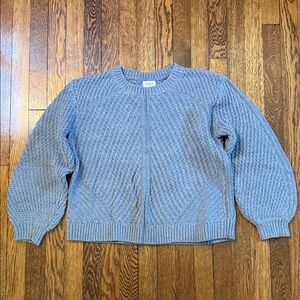 UpWest Blue Textured Women's Sweater